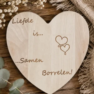 Borrelplank hart
