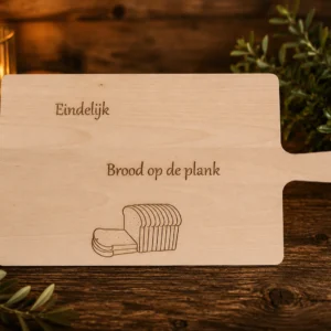 Borrelplank met handvat medium