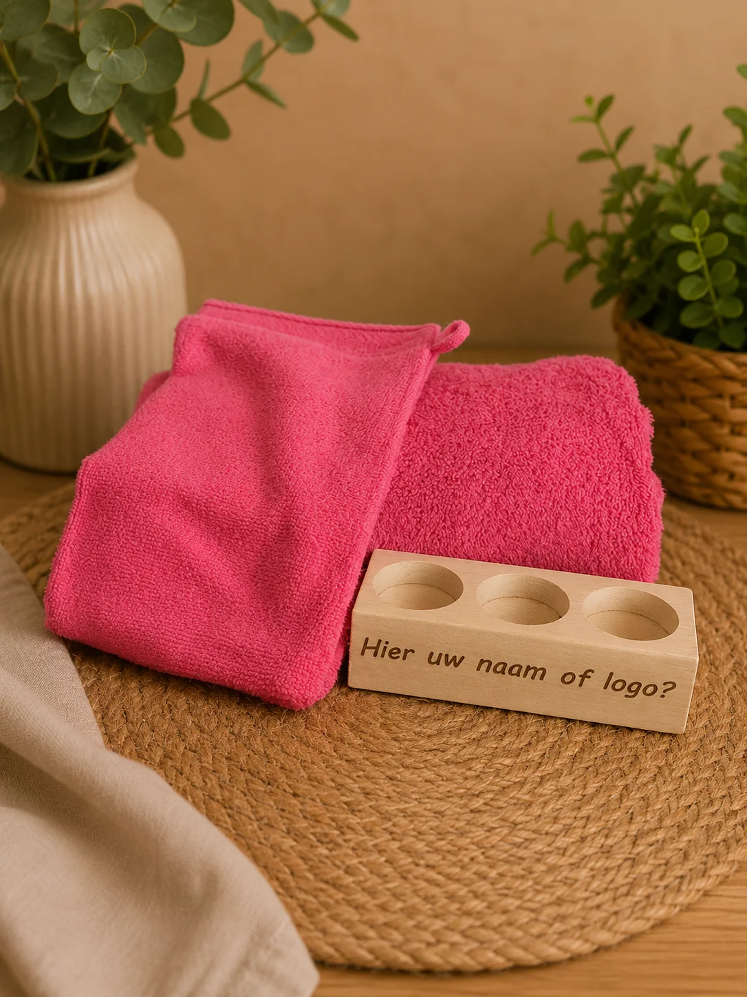 Handdoek pakket 1 – Lekker roze