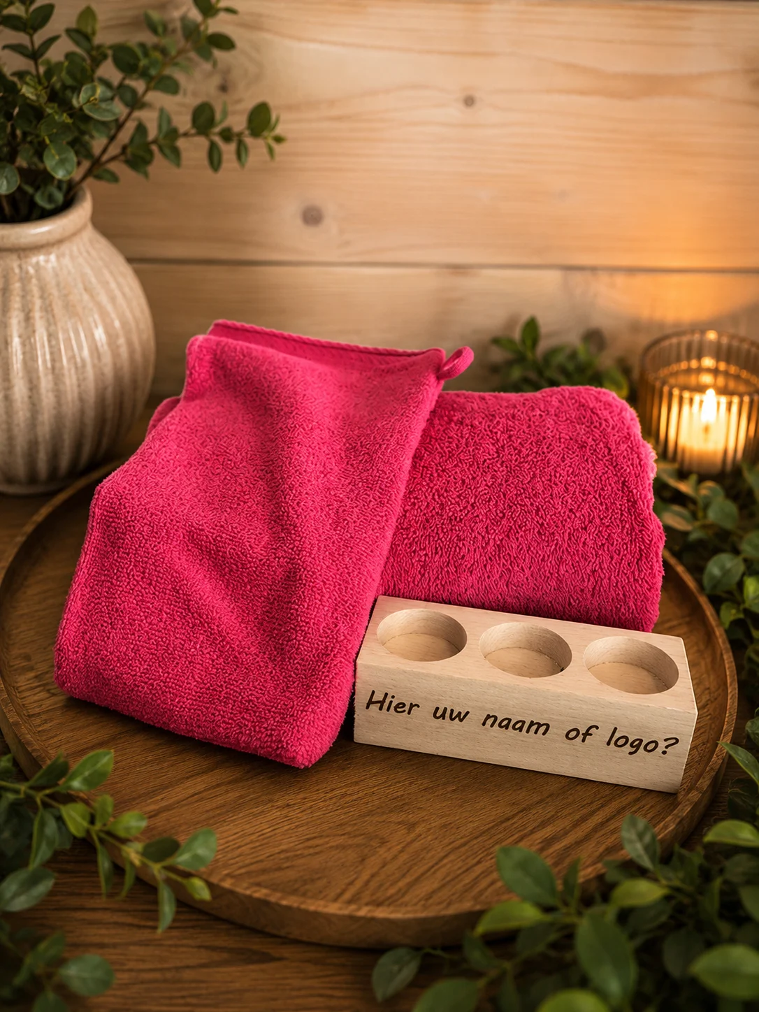 Handdoek pakket 2 – Lekker roze