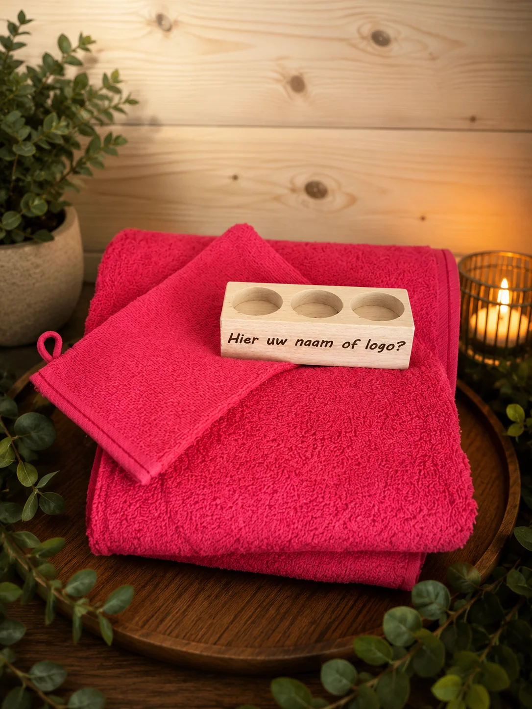 Handdoek pakket luxe – Lekker roze