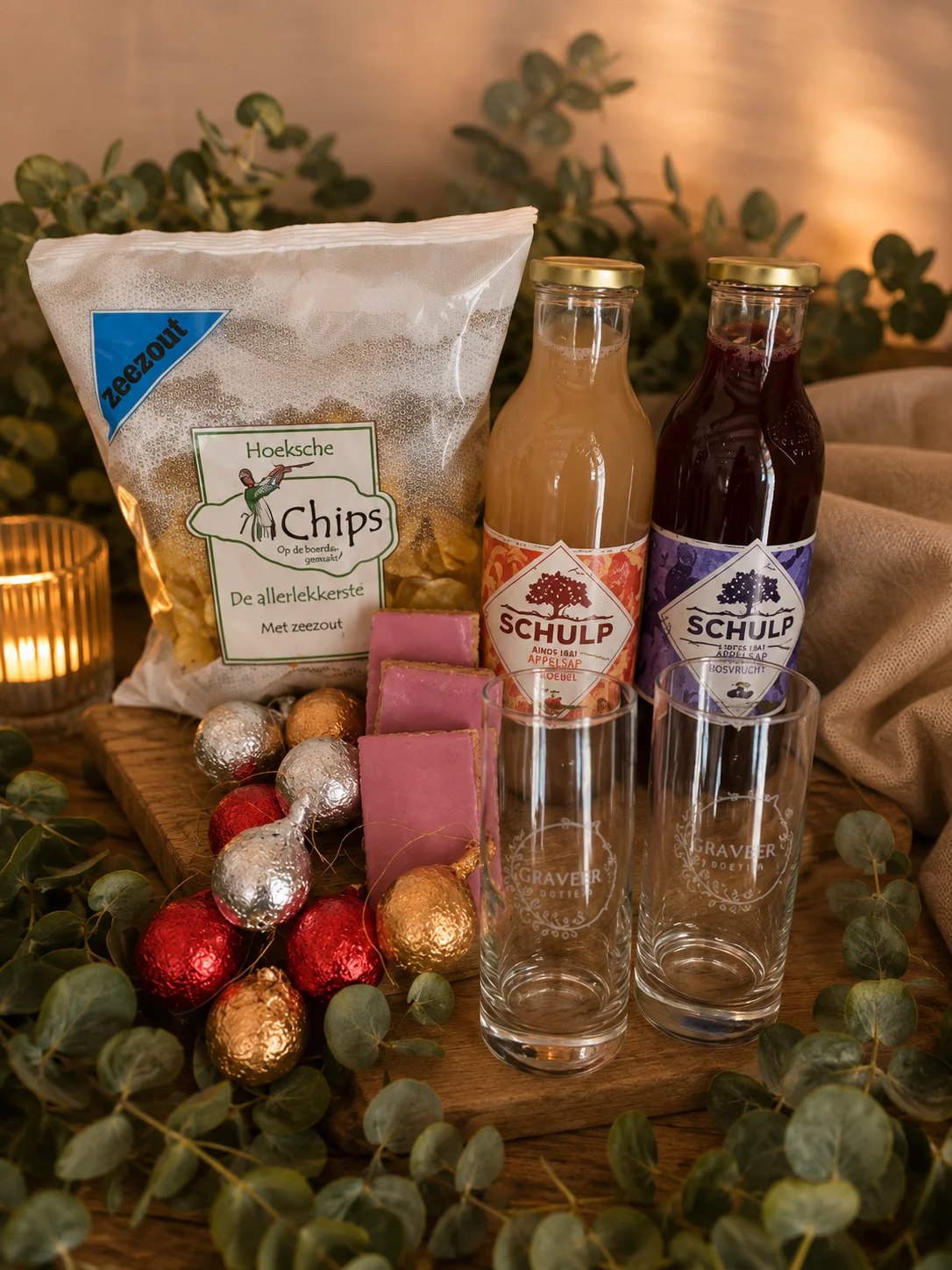 Kerstpakket sap